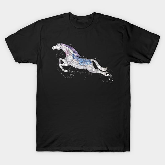 Chinese horse T-Shirt by obscurite